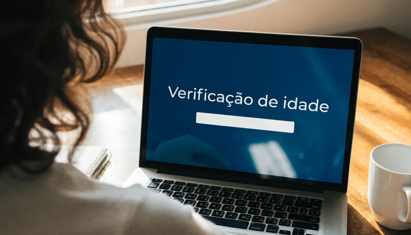 Uma folha de licença em papel com um selo vermelho, pousada numa secretária de madeira ao lado de uma caneta