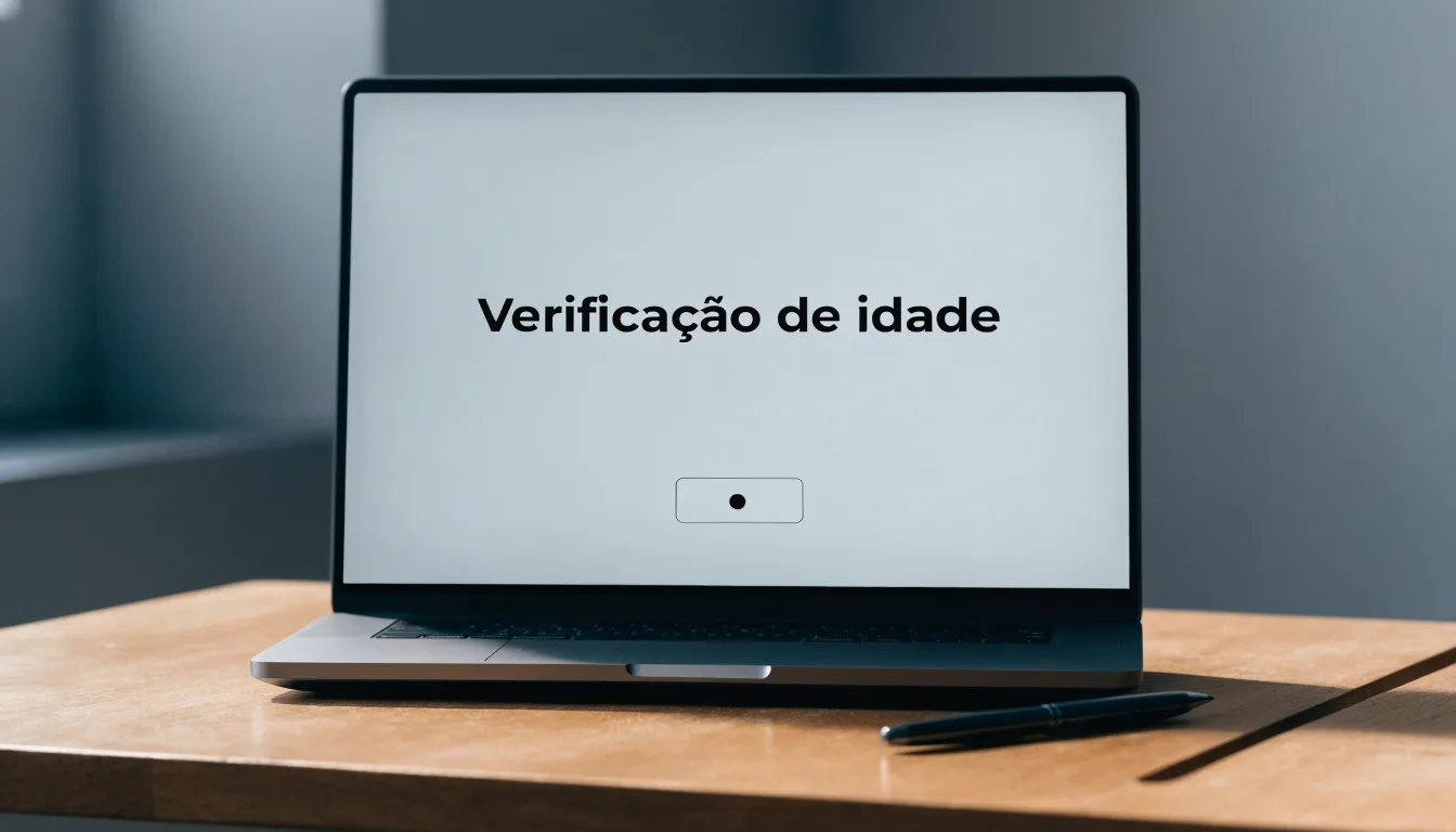Uma folha de licença em papel com um selo vermelho, pousada numa secretária de madeira ao lado de uma caneta