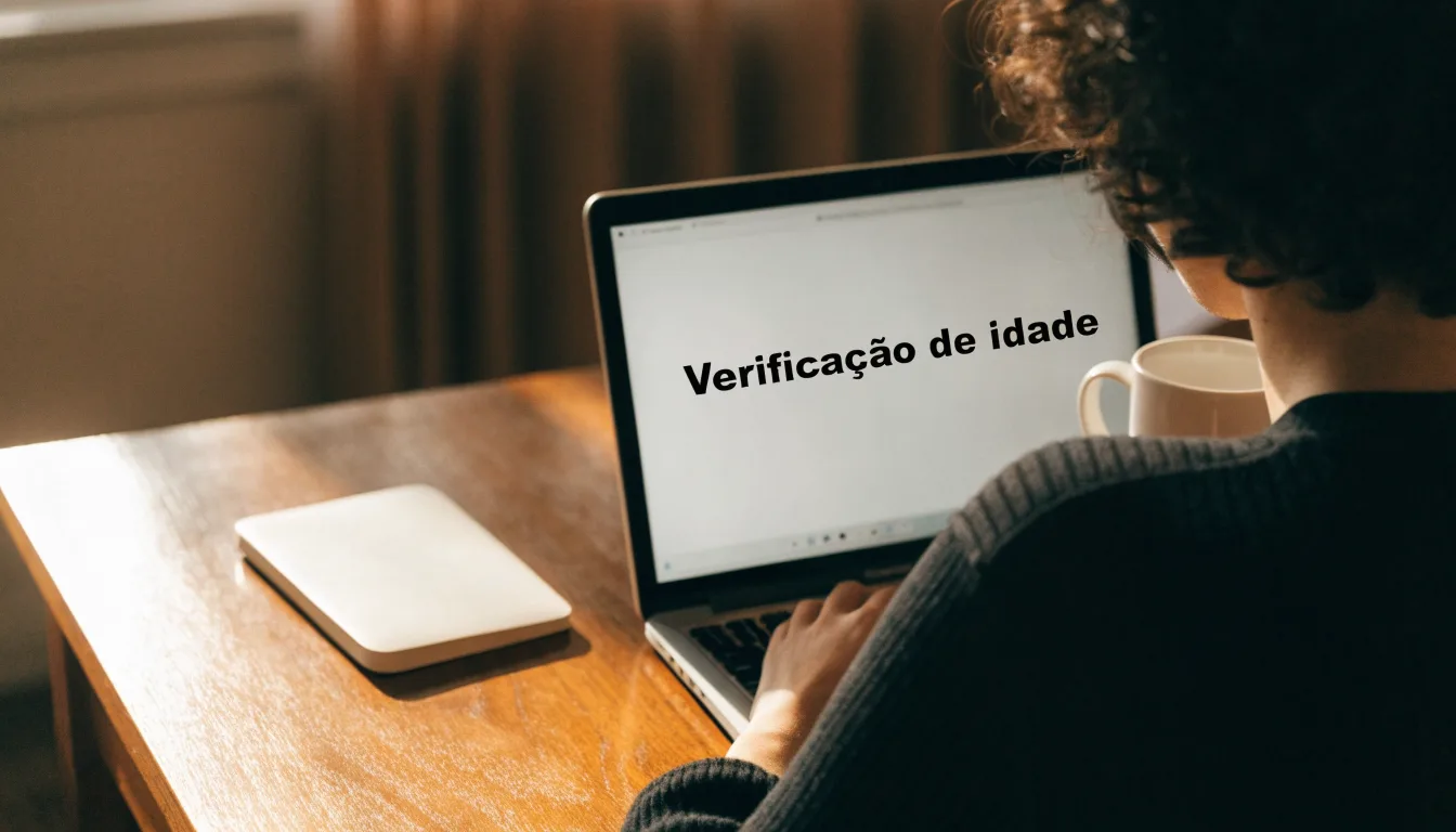 Uma folha de licença em papel com um selo vermelho, pousada numa secretária de madeira ao lado de uma caneta